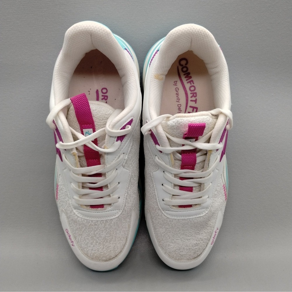 GDEFY Gravity Defyer Energiya Womens Walking Cross Training Shoes Size 9.5 White - Picture 7 of 8